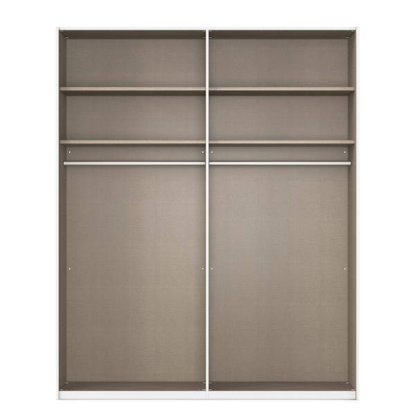 Armadio battente Ricco Bianco alpino - 201 x 223 cm - Basic