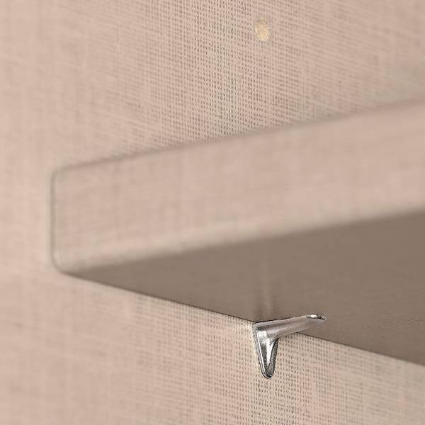 Drehtürenschrank Ricco Grauglas - Kaschmir - 301 x 235 cm - Comfort