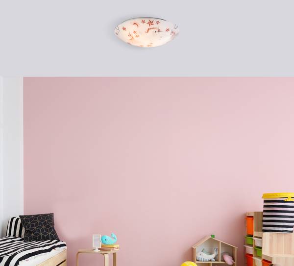 Lampada da soffitto Natalie Vetro / Ferro - 2 punti luce