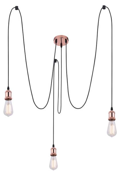 Hanglamp Oliver type B ijzer - Aantal lichtbronnen: 3