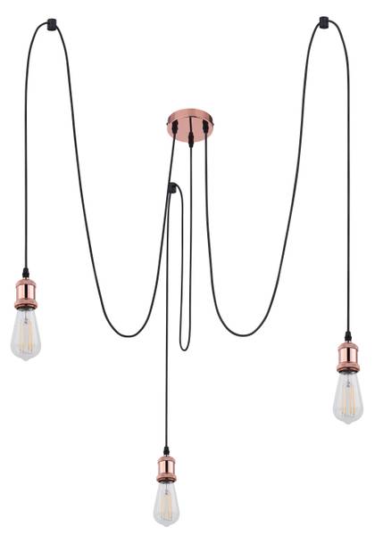 Hanglamp Oliver type B ijzer - Aantal lichtbronnen: 3