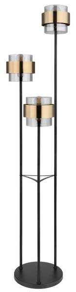 Lampada da terra Milley Vetro / Ferro - 3 punti luce