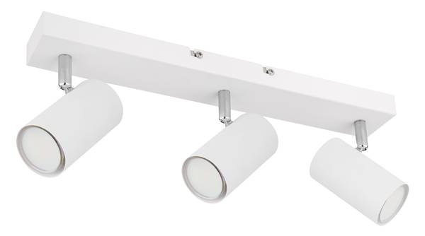 Deckenleuchte Robby Typ B Eisen - 3-flammig - Weiß