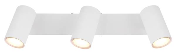 Deckenleuchte Robby Typ B Eisen - 3-flammig - Weiß