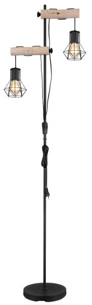 Lampada da terra Priska Ferro - 2 punti luce