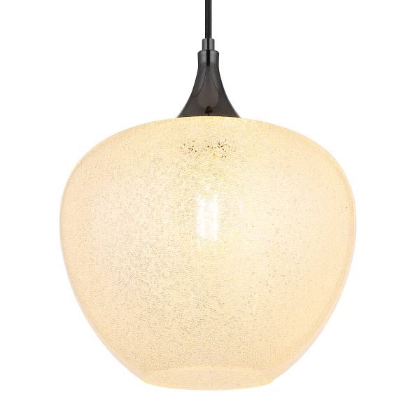 Lampada a sospensione Maxy N Vetro trasparente / Cromo - 1 punti luce
