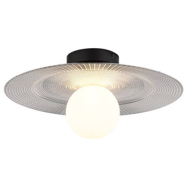 Plafondlamp Riga type C acrylglas/ijzer - 1-lichts