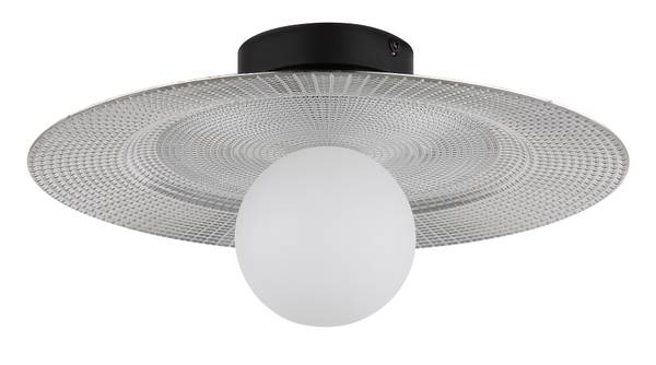 Plafondlamp Riga type C acrylglas/ijzer - 1-lichts