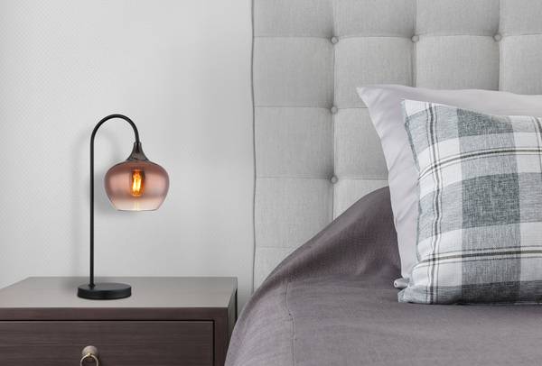 Lampada da tavolo Maxy H Vetro / Ferro - 1 punto luce