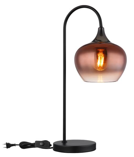 Lampada da tavolo Maxy H Vetro / Ferro - 1 punto luce