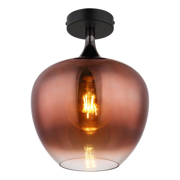 Lampada da soffitto Maxy G Vetro / Ferro - 1 punto luce