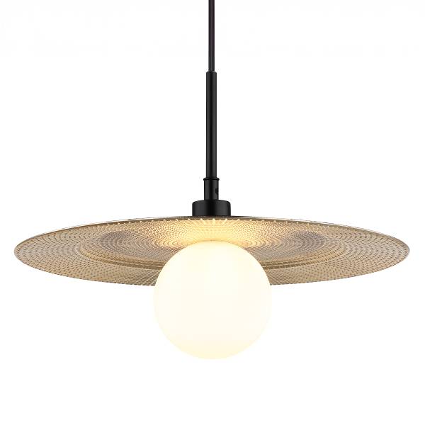 Lampada a sospensione Riga B Vetro acrilico / Ferro - 1 punto luce