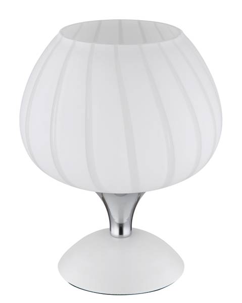 Tischleuchte Maxy Typ C Opalglas / Eisen - 1-flammig