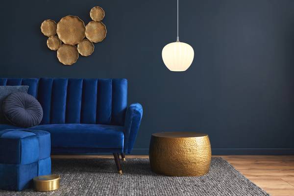 Lampada a sospensione Maxy R Vetro opale / Cromo - 1 punto luce