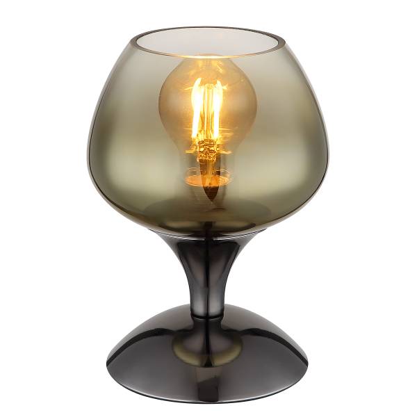 Lampe de table Maxy - Type D Verre coloré / Fer - 1 ampoule