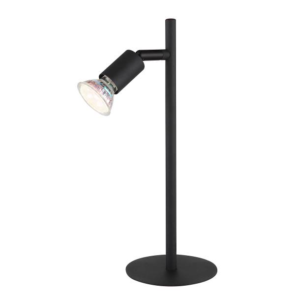 Lampe de table Matrix Fer - 1 ampoule - Noir