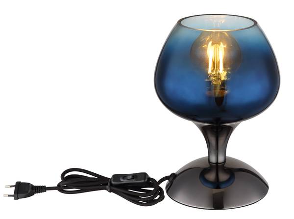 Tafellamp Maxy type F gekleurd glas/ijzer - 1-lichts