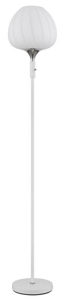 Lampada da terra Maxy B Vetro opalino / Ferro - 1 punti luce