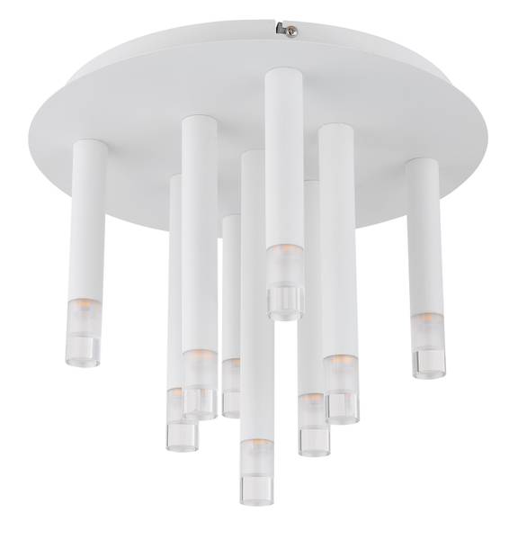 Lampada da soffitto Ryan B Ferro - 9 punti luce