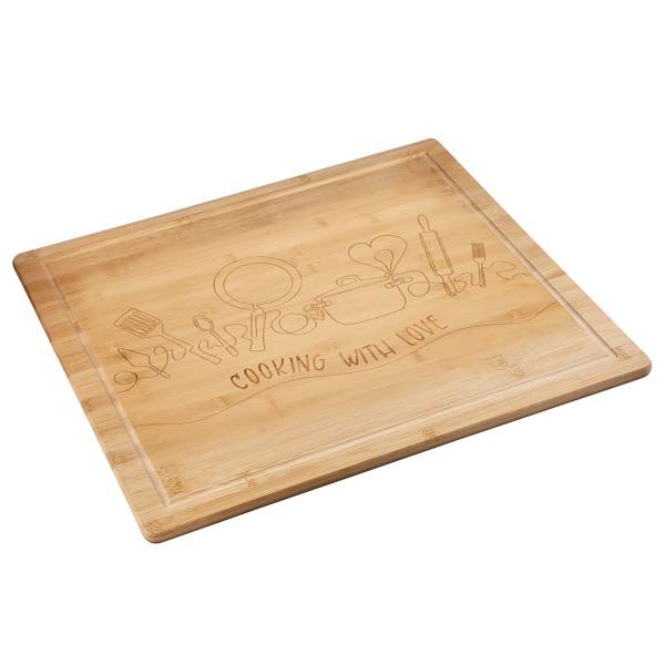 Couvercle de cuisinière Love Bambou - Beige