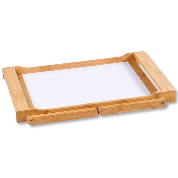 Serveerdienblad Akabu bamboe - beige