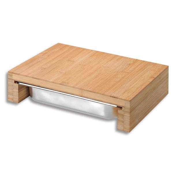 Schneidebrett Arege 2-teilig Bambus - Beige