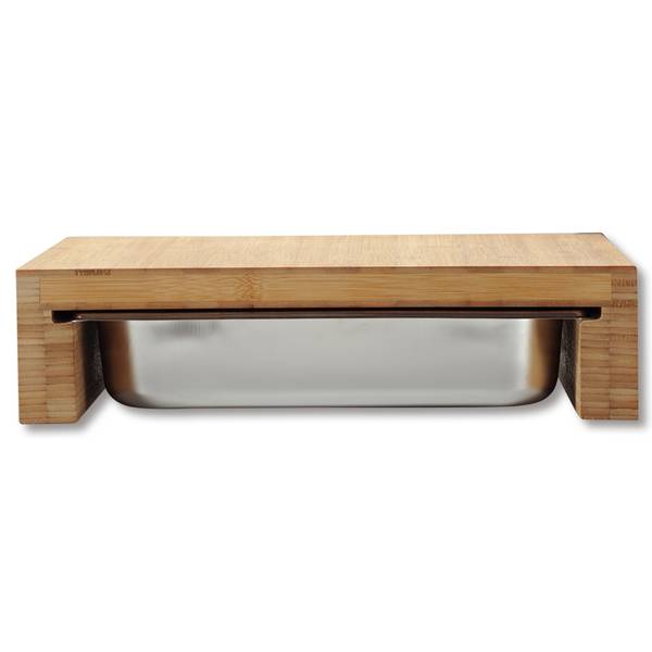 Schneidebrett Arege 2-teilig Bambus - Beige