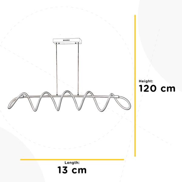 Pendelleuchte Spirale Aluminum - 1-flammig