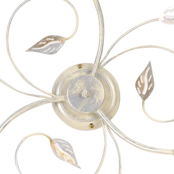Plafonnier Lancia - Type A Verre coloré / Fer - 3 ampoules