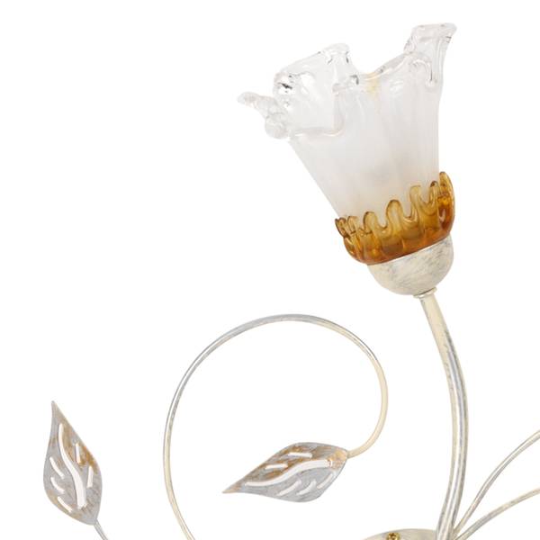 Plafonnier Lancia - Type A Verre coloré / Fer - 3 ampoules