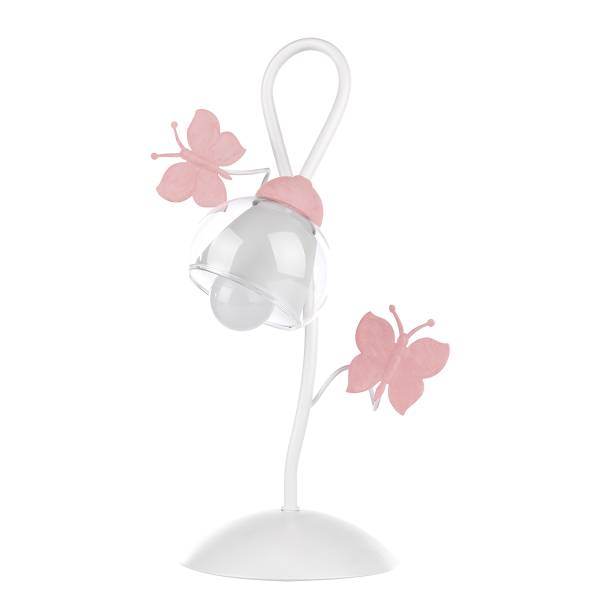 Lampe enfant Butterfly - Type C Verre transparent / Fer - 1 ampoule