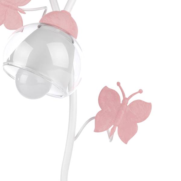 Lampe enfant Butterfly - Type C Verre transparent / Fer - 1 ampoule