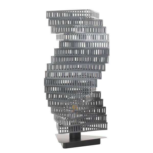 Tischleuchte Camino Typ B Eisen - 1-flammig - Silber