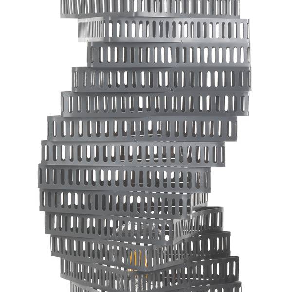 Tischleuchte Camino Typ B Eisen - 1-flammig - Silber