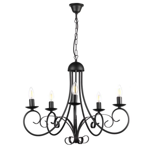 Kroonluchter Pompei type C ijzer - 5-lichts