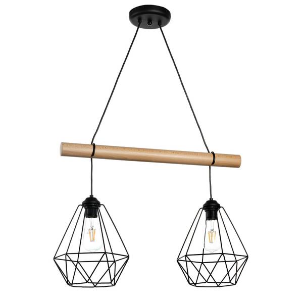 Suspension Baldo - Type A Fer - 2 ampoules - Blanc