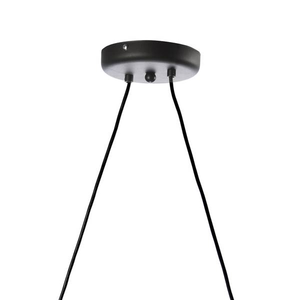 Suspension Baldo - Type B Coton / Fer - 2 ampoules - Blanc