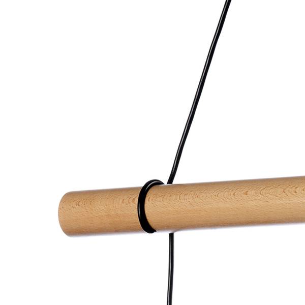 Suspension Baldo - Type B Coton / Fer - 2 ampoules - Blanc