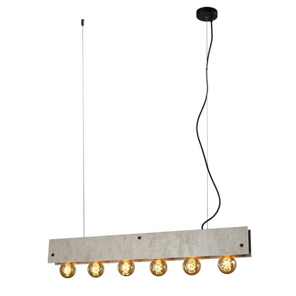 Suspension Argo 6 ampoules - Gris