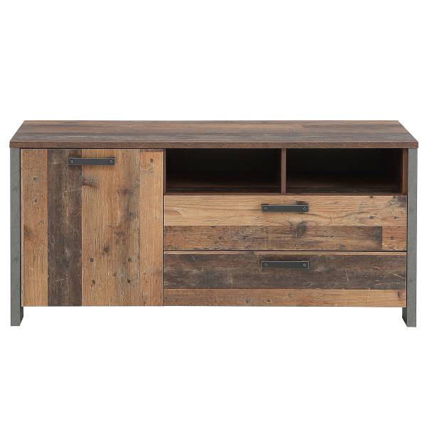 Tv-meubel Ravenswood - 142 cm oudhouten look/betonnen look