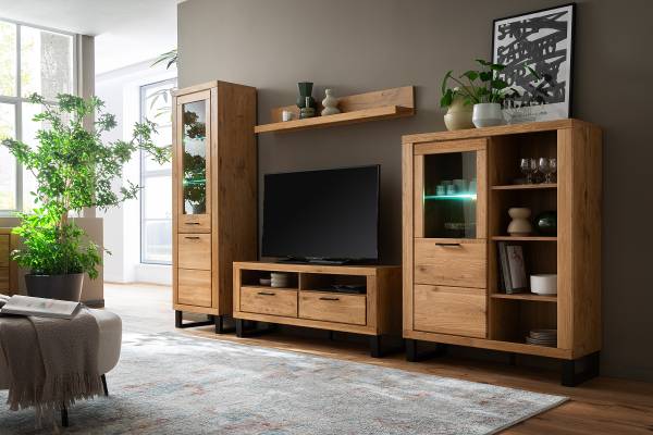 Mobile TV Macunio - 138 cm Faggio parz. massello