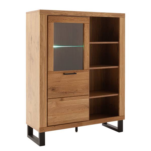 Credenza Macunio - 108 cm Faggio parz. massello
