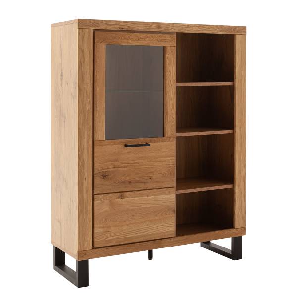 Credenza Macunio - 108 cm Faggio parz. massello