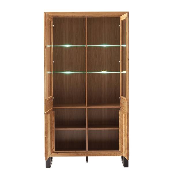 Credenza con vetrina Macunio Faggio parz. massello