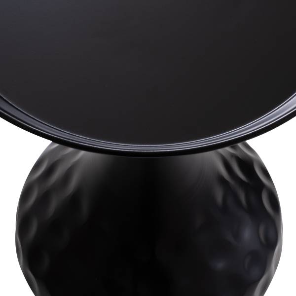 Beistelltisch Stockport Metall - Schwarz