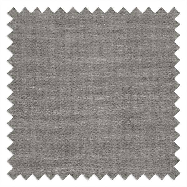 Ecksofa Lawki mit Schlaffunktion Samt Zelia: Hellgrau