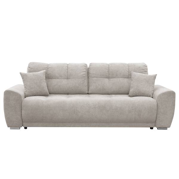 Schlafsofa Gumsa Strukturstoff Asali: Silber