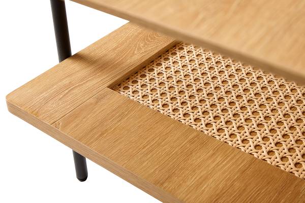 Table basse Stillings Imitation chêne