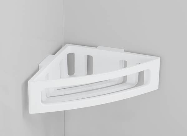 Eckduschablage Bralia ABS - Weiß