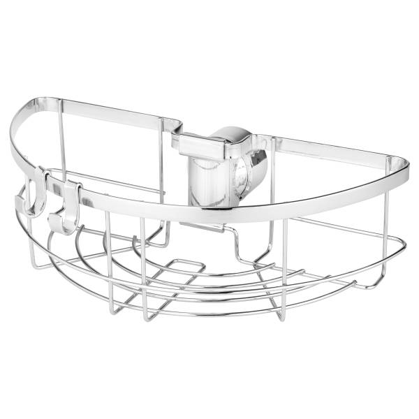 Duschablage Floresta Rund Edelstahl / ABS - Silber